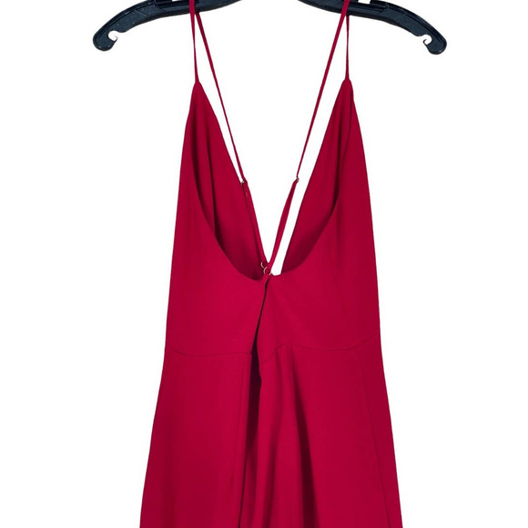 Stylestalker Womens Spaghetti Strap Halter Jumpsuit Crossback Sleeveless Size 2 - Picture 6 of 14